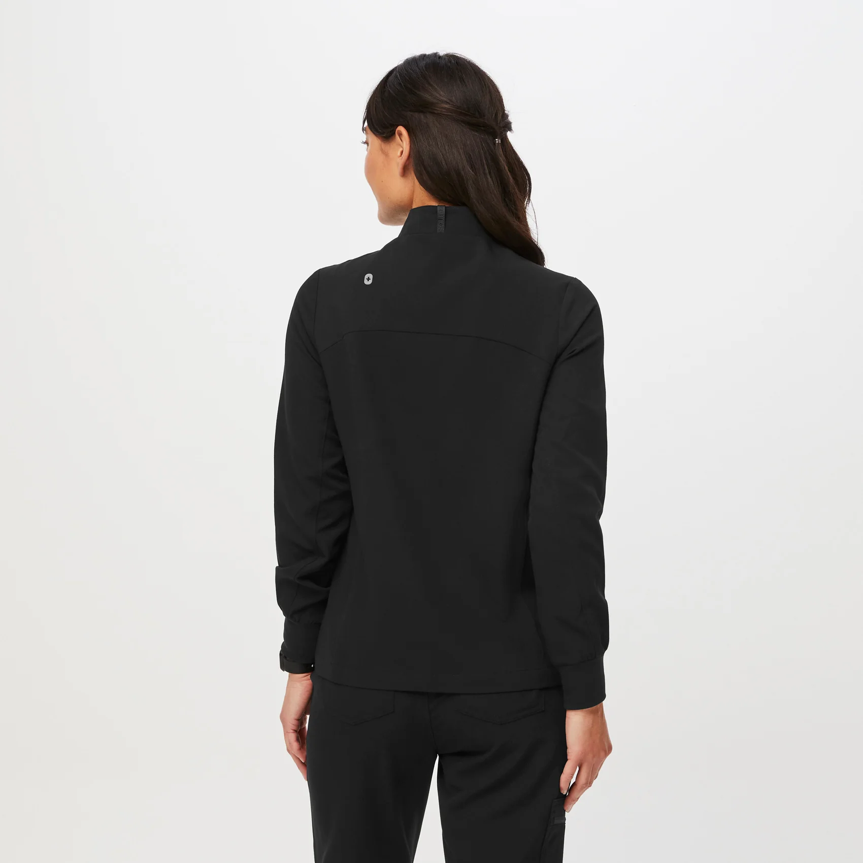 Women's Black Sebina - Scrub Jacket - Image 4