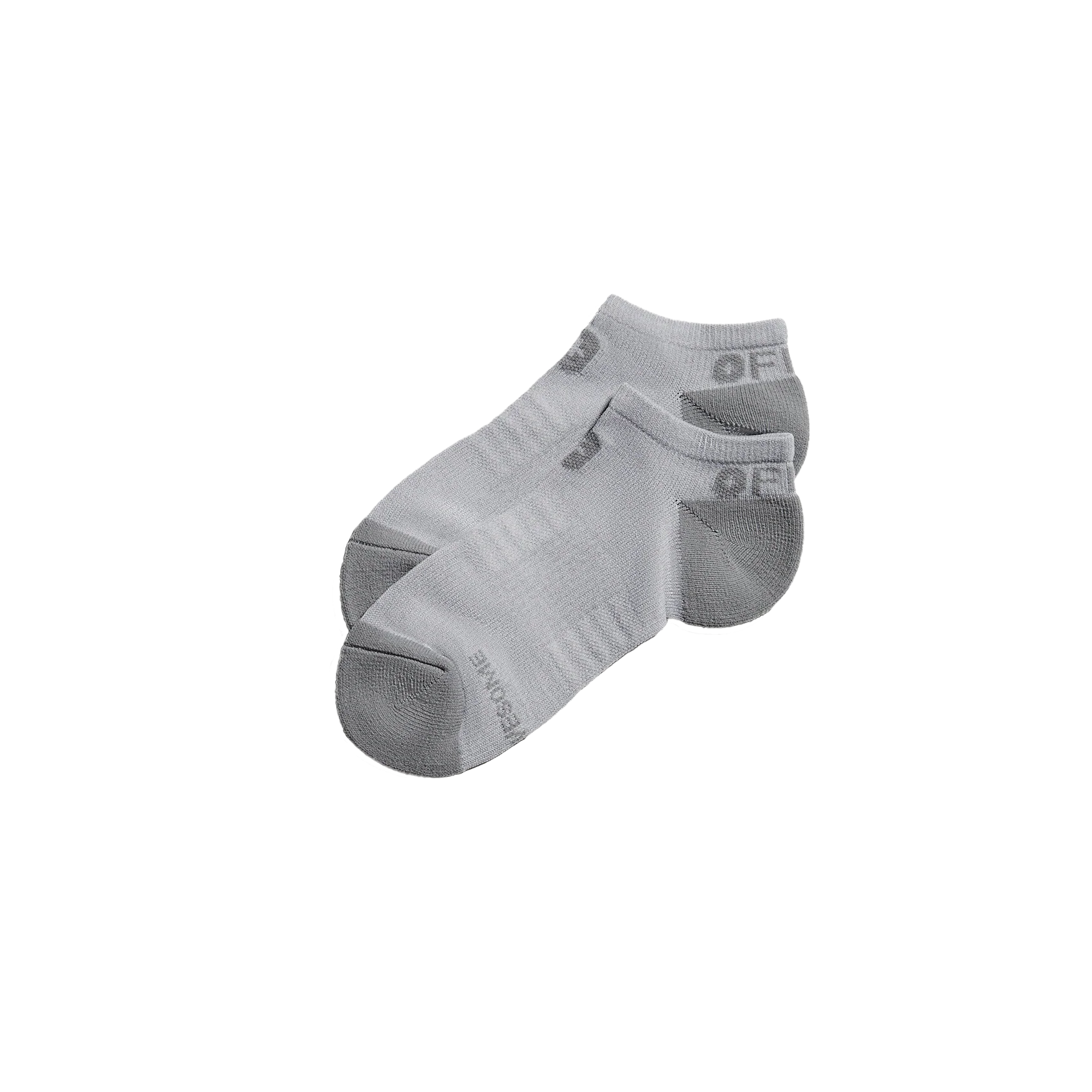 Women's Grey Solid Ankle Socks - Image 5