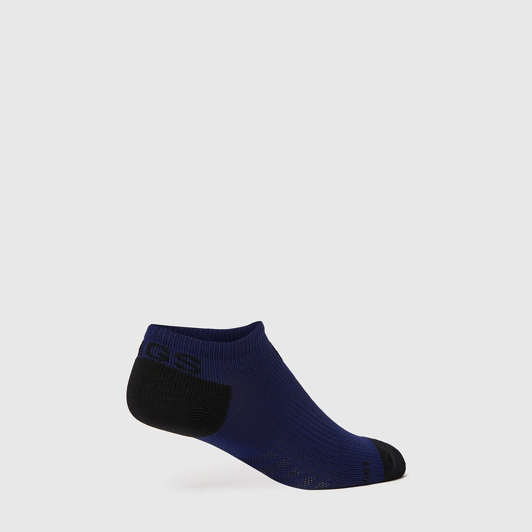 Women's Navy Solid Ankle Socks - Image 3
