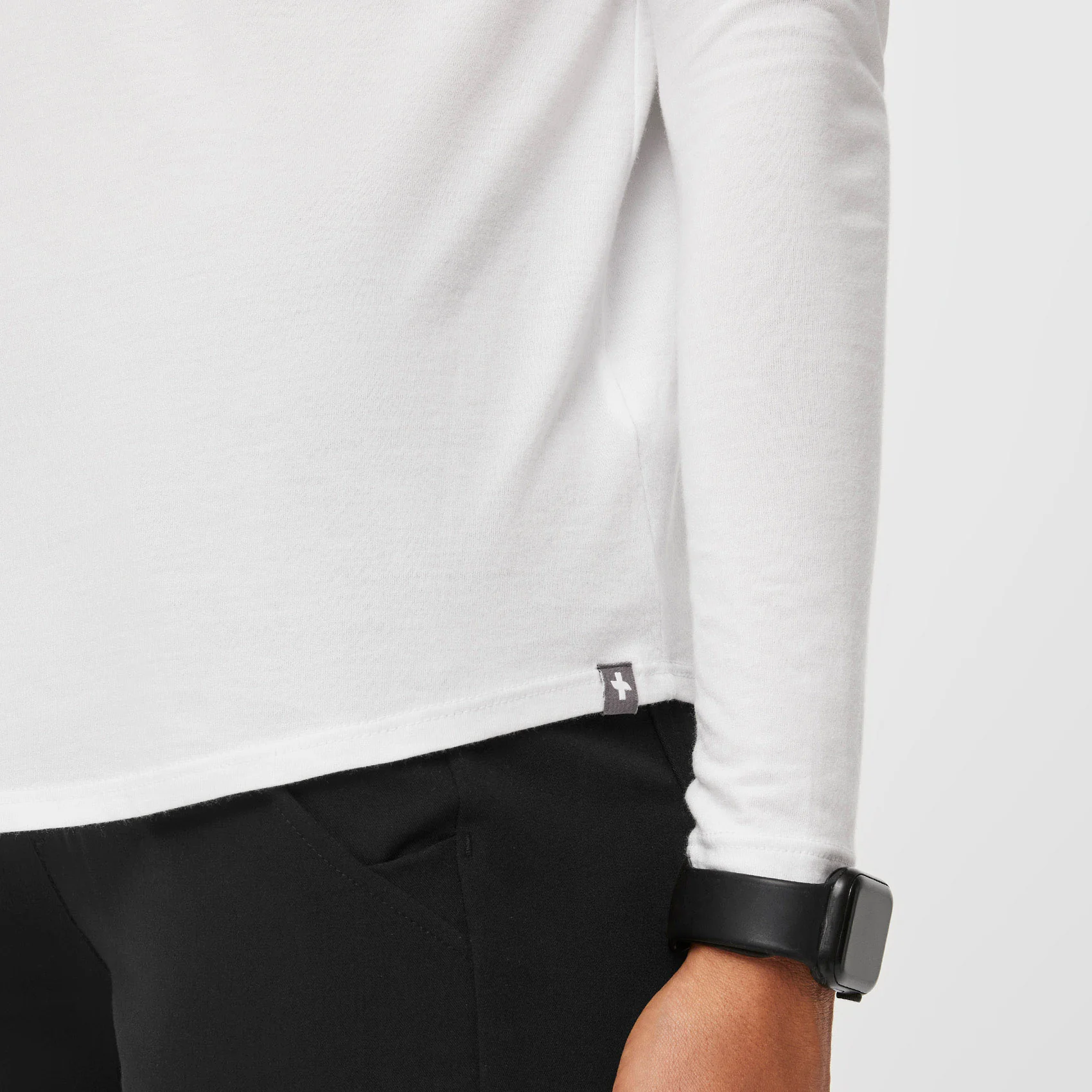 Women's White Supersoft - Longsleeve Underscrub - Image 5