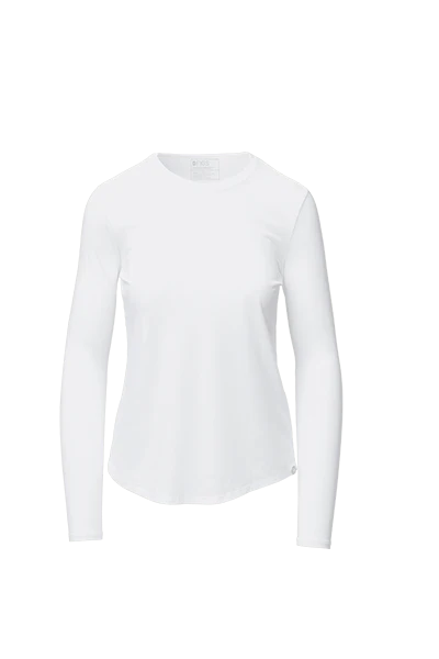 Women's White Supersoft - Longsleeve Underscrub - Image 6