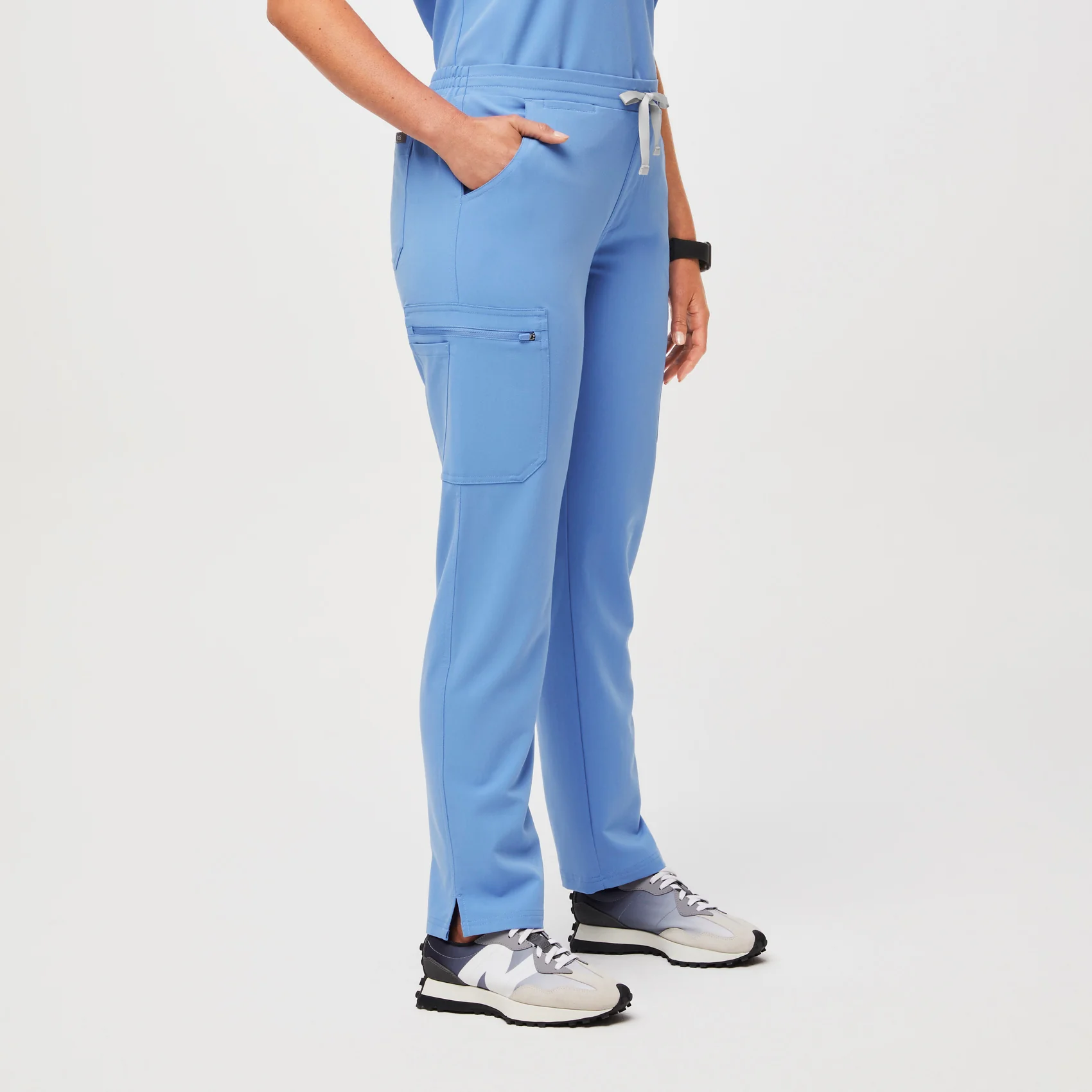 Women's Ceil Blue Yola™ - Petite Skinny Scrub Pants - Image 3