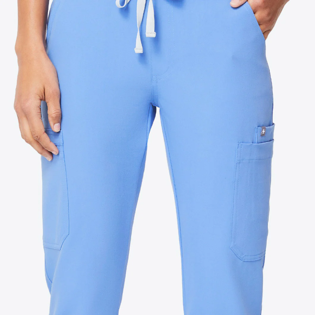 Women's Ceil Blue Yola™ - Petite Skinny Scrub Pants - Image 7