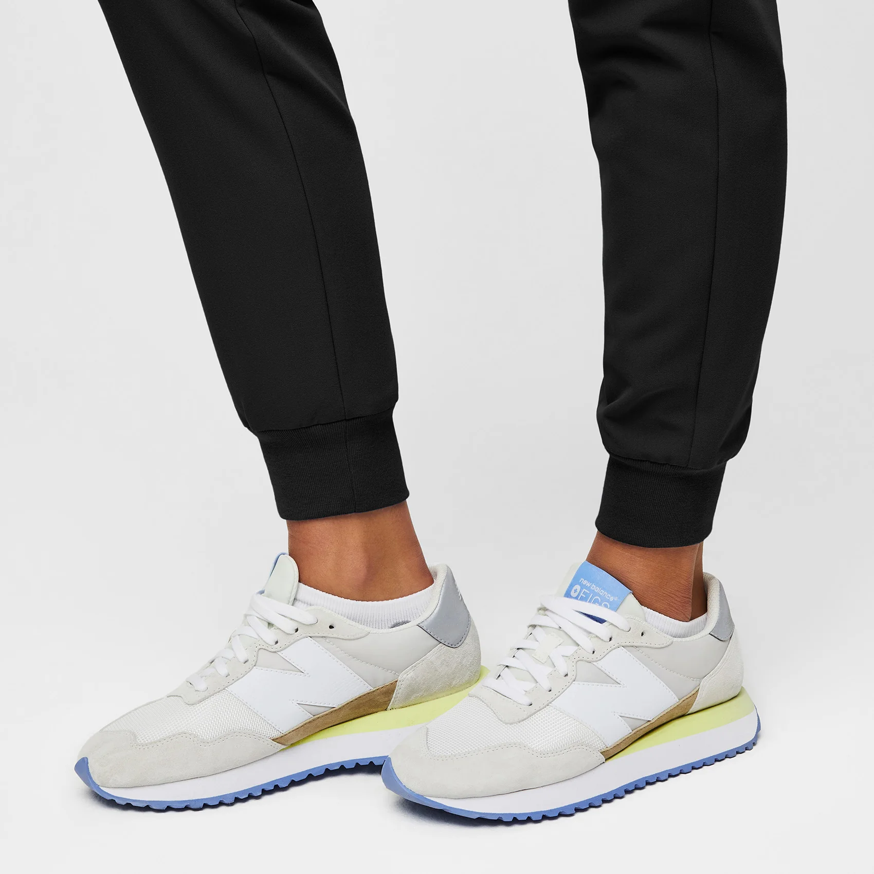 women's Black Zamora™ High Waisted - Petite Jogger Scrub Pants - Image 5